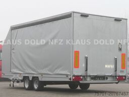  Moetefindt  Autotransporter mit Planenaufbau