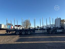 PAVIC Holzauflieger mit Schemel und Rungen