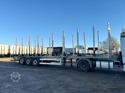 BENALU Timberliner Holzauflieger mit Schemel und Rungen