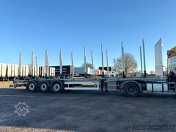 BENALU Timberliner Holzauflieger mit Schemel und Rungen