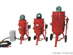 SAPI Sandstrahlanlage mit Quick-STOP Druck-Sandstrahlgerät