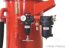 SAPI Sandstrahlanlage mit Quick-STOP Druck-Sandstrahlgerät