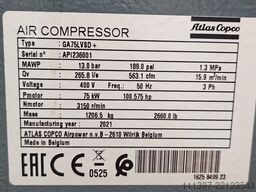 ATLAS COPCO GA 75 VSD (+)