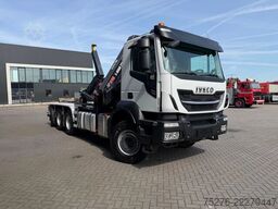 Iveco Stralis 460 8x4 Haaksysteem / Hiab 228-3 Euro 6 D