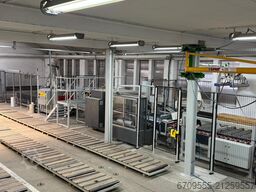 PABLO+IMPACK HYBRID+ABB ROBOTY Automat Linia do pakowania płyt i blatów