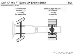 DAF XF 460 FT Euro6 MX-Engine Brake