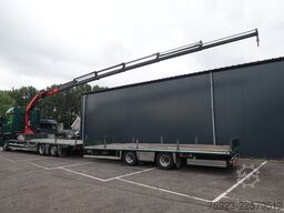 Mercedes-Benz Actros 2542 6x2 machine/car transport combi wit...