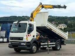 DAF LF 55.220 * Kipper 4,20 m + KRAN / FUNK