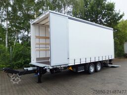 Möslein TPS 11 DL 7,30  neuer Planenanhänger, Ladebordwand + Durchladbar