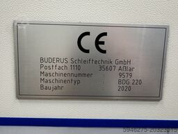 Buderus Schleiftechnik BDG 220