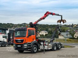 MAN TGS 26.440 Abrollkipper Palfinger Epsilon * 6x4!