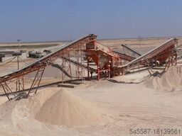 Sand gravel fabrication plant 50-600 t/h sand gravel crushing plant