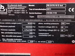 PB LIFT S175-19E 4x4 Electric, 4x4 Drive, 18.1m Worki