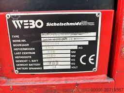 Sichelschmidt D 412 ASM 1250 kg stapelaar