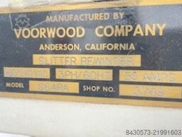 VOORWOOD Slitter Rewinder Voorwood