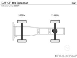 DAF CF 450 Spacecab