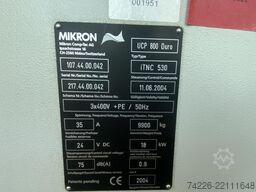 Mikron UCP 800 Duro