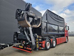 Scania R530 6x2 PALFINGER HAAK + EPSILON KRAAN + FLOOR...