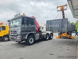 MERCEDES-BENZ Actros 2860 V8 6X4 / wechsel SZM+Pritsche / Kran