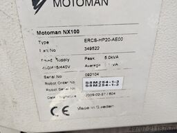 Yaskawa Motoman YR-HP20-B10 6-axis robot with NX100 controller