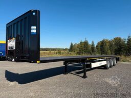 KRONE Plattform-Auflieger mit Steckrungen - sofort v.