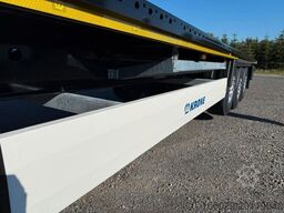 KRONE Plattform-Auflieger mit Steckrungen - sofort v.