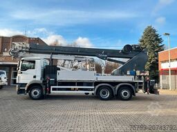 MAN 26.320+Böcker Dachdeckerkran AK46/6000+Seilwinde