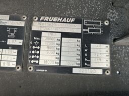 Fruehauf FSRMD4 / Box / Laadklep 2000 kg / Lift as / APK...
