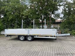Möslein THT 11- G 6,2  Tandem Pritsche- Tieflader mit Rungentaschen