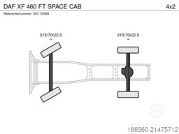 DAF XF 460 FT SPACE CAB