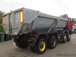 MAN FE 410 8x4 kipper,manual feulpomp,steel kipper