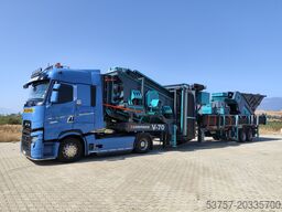 Constmach Mobile Crushing Plant Mobile Vertical Shaft Impact Crusher V70