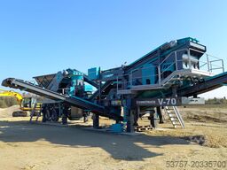 Constmach Mobile Crushing Plant Mobile Vertical Shaft Impact Crusher V70
