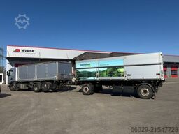 SCANIA G 450 Dreiseitenkipper + Anhänger mit Schleuse