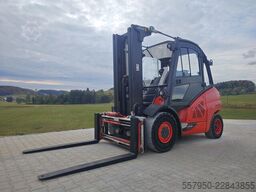 Linde H 25/600 Diesel Triplex Zinkenversteller