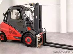 Linde H 25/600 Diesel Triplex Zinkenversteller