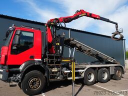 Iveco Trakker 410 8x4 Cable system with Crane