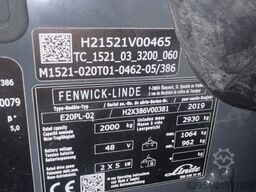 Linde E 20 PL-02 EVO Triplex STVO Kabine ZVG