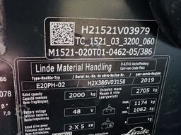 Linde E 20 PH-02 EVO Triplex Kabine ZVG