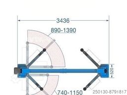  TwinBusch 2 Säulen Hebebühne 4.2 t  barrierefrei