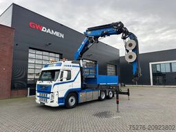 Volvo FM 420 6x2 Trekker/Bakwagen HMF 4720 + Flyjib ,...