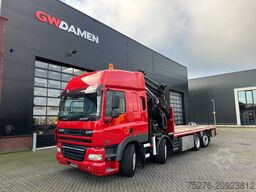 DAF CF 85.410 8x2 Hiab 1055-8+Fly jib Euro 5