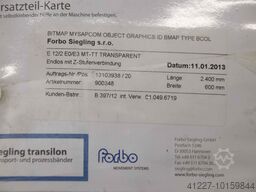 Forbo Siegling E 12/2 EO/E3 MT-TT TRANSPARENT