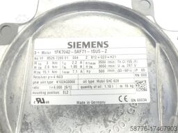 Siemens 1FK7042-5AF71-1SU5  -Z Servomotor ohne Getriebe SN: YFB526726501004