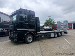 MAN Maschinentransporter Baumaschinentaxi mit Rampen