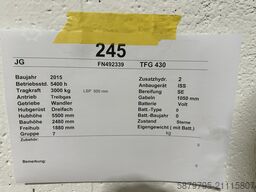 Jungheinrich TFG 430 | Triplex | 5137h