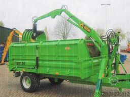  Kipper met opbouwkraan