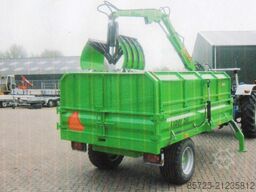  Kipper met opbouwkraan