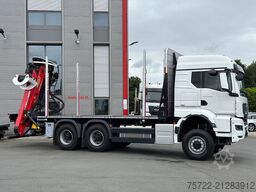 MAN TGS 33.520 6x6 BL Kurzholz Plattform Epsilon Kran