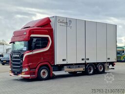 Scania R580 V8 NGS Highline 6x2*4 - Box with sidedoors...